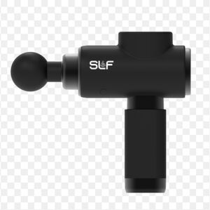 SLF Mini Percussion Muscle Massager With Attachments ~ Black